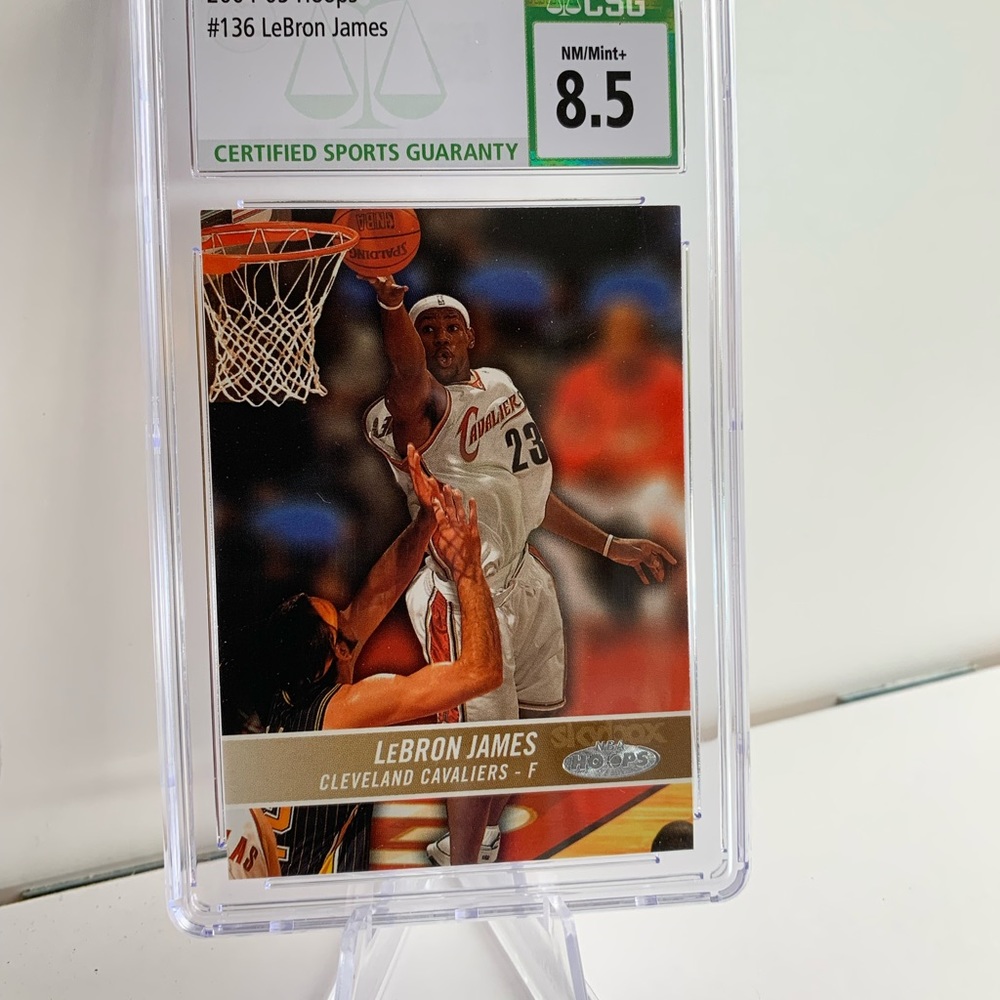 Lebron James #136 2004-05 Graded card